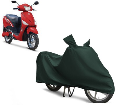 EGAL Waterproof Two Wheeler Cover for Hero(Electric Optima Li BS6, Green)