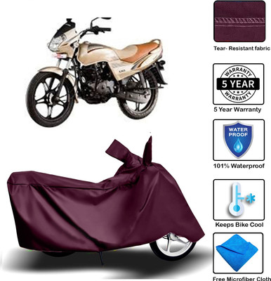 MISSION COLLECTION Waterproof Two Wheeler Cover for LML(Star Euro, Maroon)