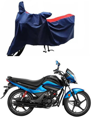 AutoGalaxy Waterproof Two Wheeler Cover for Hero(Splendor NXG, Red, Blue)