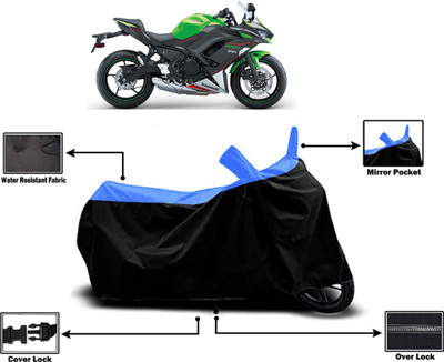 Amexride Two Wheeler Cover for Kawasaki(Ninja 650 bs6, Multicolor)