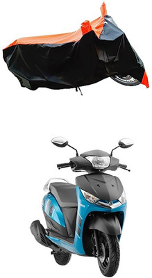 VESMEI Two Wheeler Cover for Yamaha(Alpha BS6, Orange)