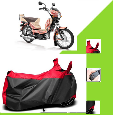 WMIZEXA Two Wheeler Cover for Universal For Bike(XL 100 Comfort, Black, Red)