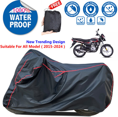 AutoGalaxy Waterproof Two Wheeler Cover for Bajaj(ComforTec, Black)