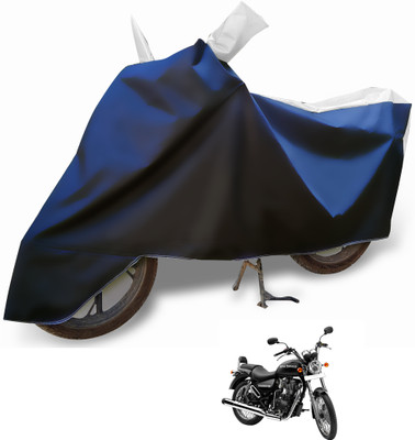 Euro Care Waterproof Two Wheeler Cover for Royal Enfield(Thunderbird 350, Silver)