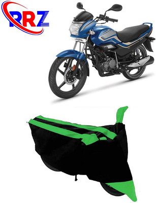 RRZ Waterproof Two Wheeler Cover for Hero(Super Splendor, Black, Green)