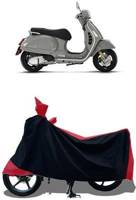 AASHTIK MART Two Wheeler Cover for Vespa(GTS 300 BS6, Red)