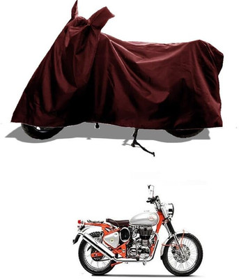 KEDIT Two Wheeler Cover for Royal Enfield(Bullet 350, Maroon)