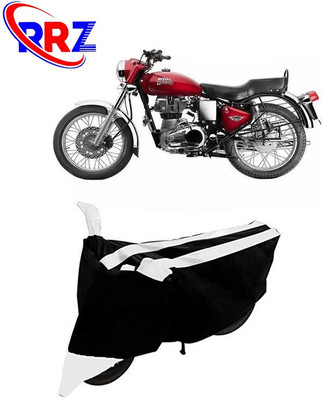 RRZ Waterproof Two Wheeler Cover for Royal Enfield(Electra, Black, White)