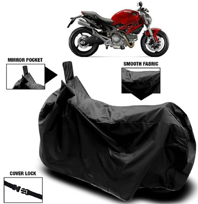 MMSSTAR Waterproof Two Wheeler Cover for Ducati(Monster 795, Black)