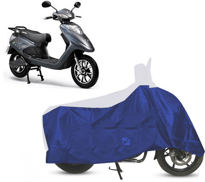 EGAL Waterproof Two Wheeler Cover for Ampere(V 48 BS6, White)