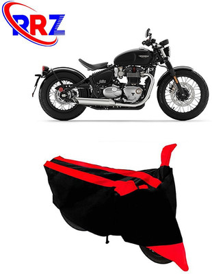 RRZ Waterproof Two Wheeler Cover for Triumph(Bonneville Bobber, Black, Red)