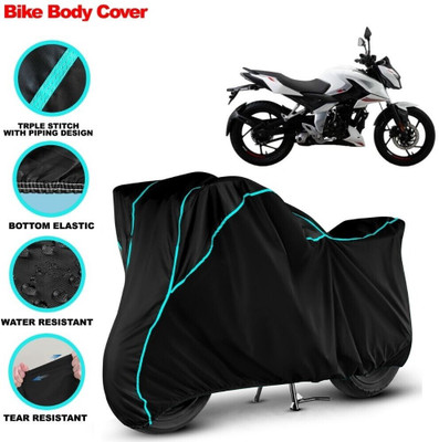 Grizzly Two Wheeler Cover for Bajaj(Pulsar AS 150, Black)
