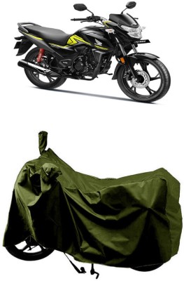 SUGASHRI Waterproof Two Wheeler Cover for Honda(SP125, Green)