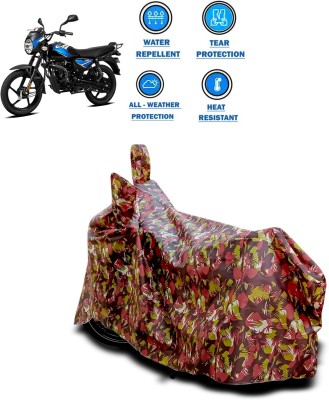 PAGORA Waterproof Two Wheeler Cover for Bajaj(CT110, Red)