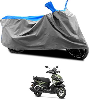 CODOKI Waterproof Two Wheeler Cover for Yamaha(Ray-ZR 125FI, Grey, Blue)