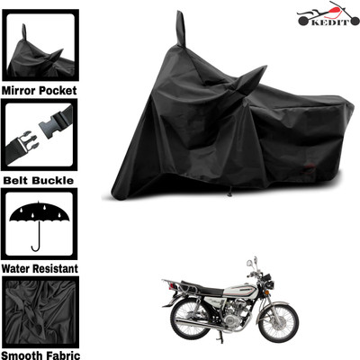 AASHTIK MART Two Wheeler Cover for Yamaha(RD 350, Black)