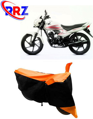 RRZ Waterproof Two Wheeler Cover for Honda(Dream, Black, Orange)