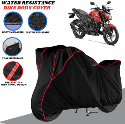 SRP PRODUCT Waterproof Two Wheeler Cover for Honda(X-Blade, Black, Red)