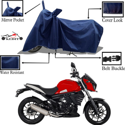 KEDIT Two Wheeler Cover for Mahindra(Mojo UT 300, Blue)