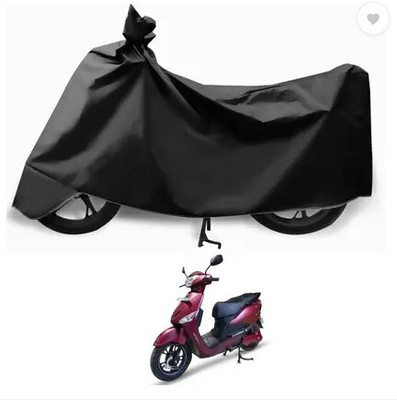 Tritika Waterproof Two Wheeler Cover for Hero(Electric Optima, Black)