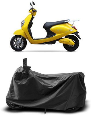 AASHTIK MART Two Wheeler Cover for Techo Electra(Emerge, Black)
