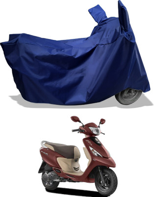 Amexride Two Wheeler Cover for TVS(Scooty Zest BS6, Blue)