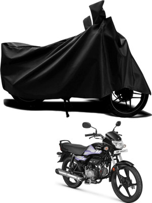 KEDIT Two Wheeler Cover for Universal For Bike(HF Dawn, Black)
