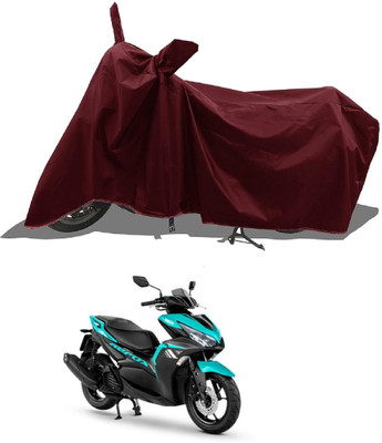 Mdstar Waterproof Two Wheeler Cover for Yamaha(Aerox 155 Maxi BS6, Maroon)