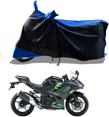 AESTRYD Two Wheeler Cover for Kawasaki(Ninja 400 BS6, Blue)