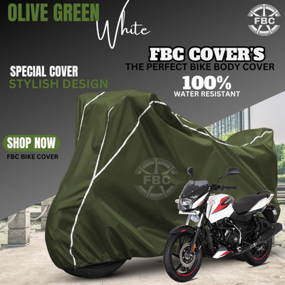 FBC Waterproof Two Wheeler Cover for Bajaj(Pulsar 150, White)