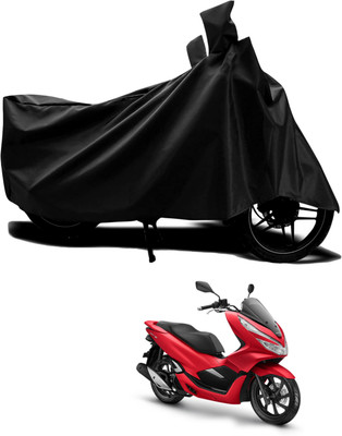 AASHTIK MART Two Wheeler Cover for Honda(PCX 125, Black)