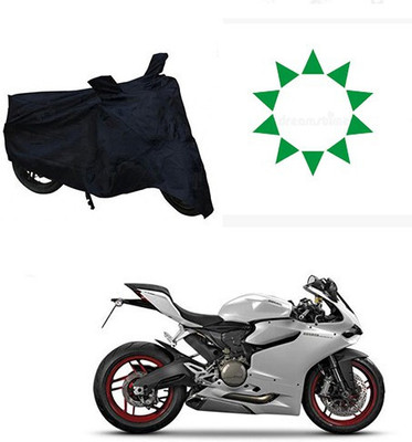 DeepShakshi AUTOMOTIVE Waterproof Two Wheeler Cover for Ducati(899 Panigale, Black)