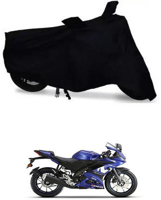 THE REAL ARV Waterproof Two Wheeler Cover for Yamaha(YZF R1 M BS6, Black)