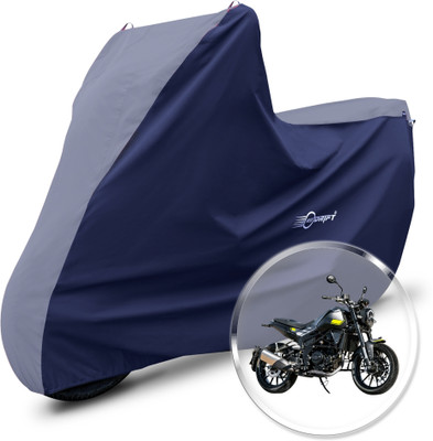 Neodrift Two Wheeler Cover for Benelli(Leoncino 250, Grey, Blue)