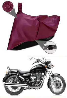 AASHTIK MART Two Wheeler Cover for Royal Enfield(Thunderbird 500, Maroon)