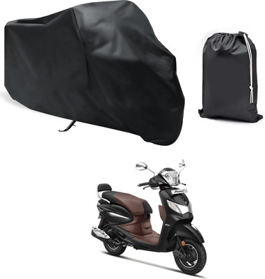 PAGORA Waterproof Two Wheeler Cover for Hero(Pleasure Plus, Black)