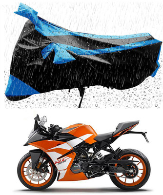 APNEK Two Wheeler Cover for KTM(RC125, Blue, Black)