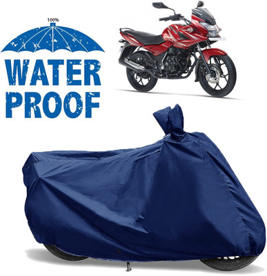 OliverX Waterproof Two Wheeler Cover for Bajaj(Discover 150 f, Blue)