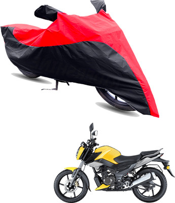 Motodreka Two Wheeler Cover for TVS(Raider, Red, Black)
