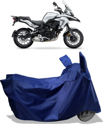 Amexride Two Wheeler Cover for Benelli(TRK 502, Blue)