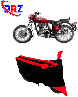 RRZ Waterproof Two Wheeler Cover for Royal Enfield(Electra, Black, Red)