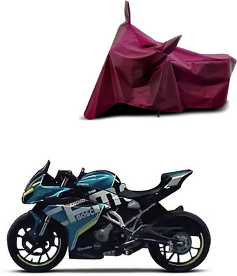 Aoriyon Waterproof Two Wheeler Cover for CFMoto(250SR, Maroon)