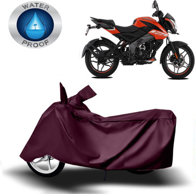 Autoinnovation Two Wheeler Cover for Bajaj(Pulsar 125, Maroon)