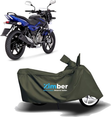 ZIMBER Two Wheeler Cover for Bajaj(Pulsar 150, Green)