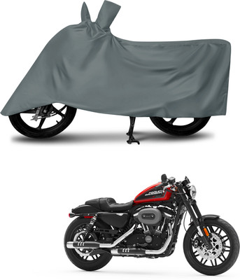 MMSSTAR Waterproof Two Wheeler Cover for Harley Davidson(Roadster, Grey)