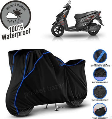 pocket bazar Waterproof Two Wheeler Cover for Suzuki(Avenis 125, Black)