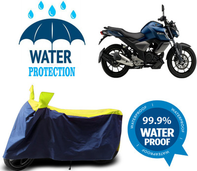 RTS COLLECTIONS Waterproof Two Wheeler Cover for Yamaha(FZ S V3.0 FI, Multicolor)