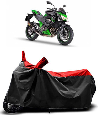 MMSSTAR Waterproof Two Wheeler Cover for Kawasaki(Z900, Red)