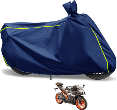 Euro Care Waterproof Two Wheeler Cover for KTM(RC 200, Blue)