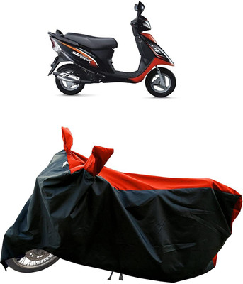 KEDIT Two Wheeler Cover for TVS(Streek, Red, Black)